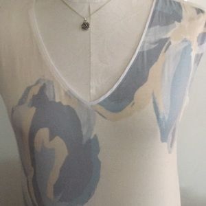 NWOT Deletta Anthropologie Tunic Asymmetrical Sz L